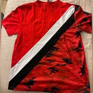 Trinidad flag short sleeve